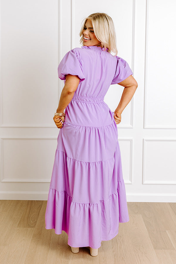 Ultimate Lavender Curves Maxi Dress - Simply Sweet & Stylish