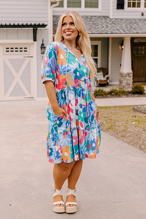 Ultimate Dreamy Floral Shift Dress for Curves