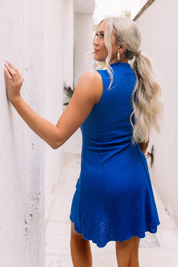 Royal Blue Malibu Mini Dress - Ultimate Chic Style