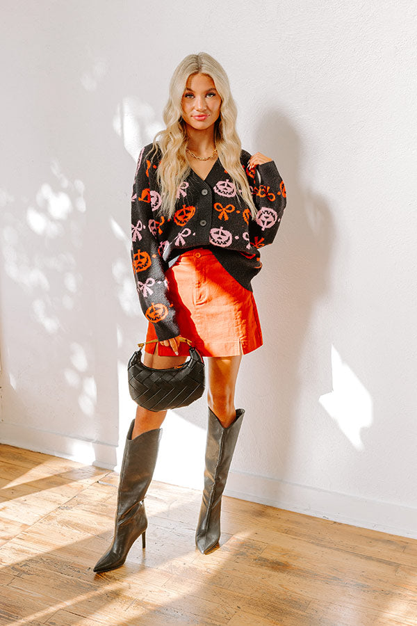 Premium Halloween Knit Cardigan - Ultimate Cozy Style