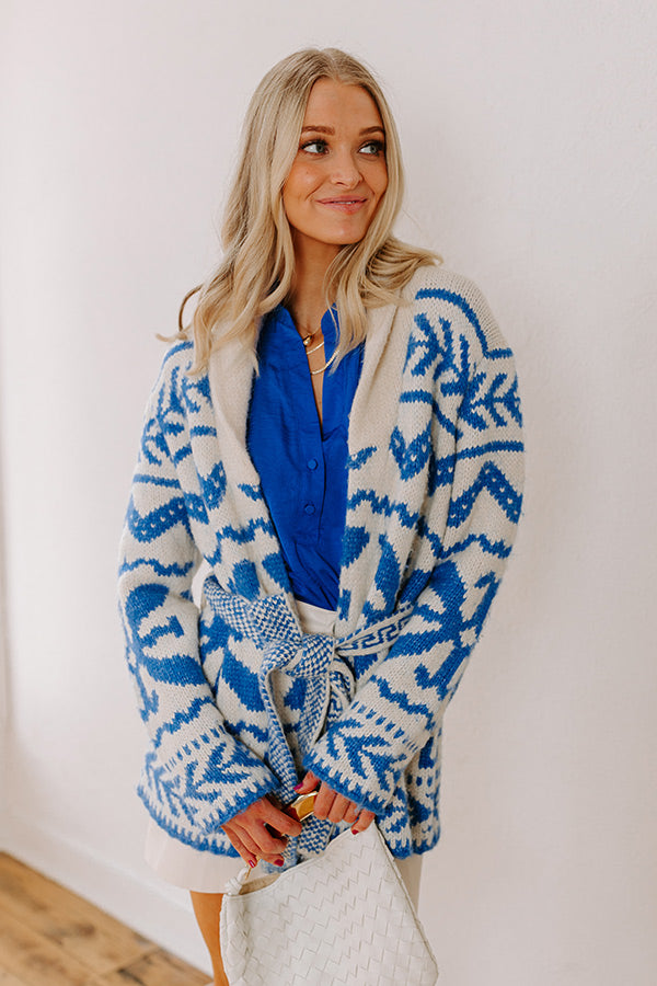 Premium Cozy Knit Cardigan - Ultimate Comfort in Blue