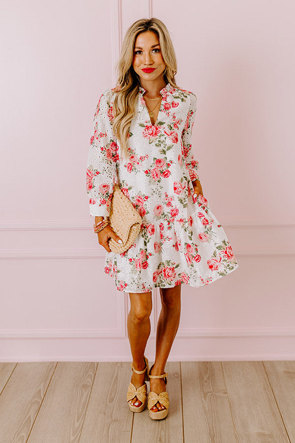 Ultimate Garden Gala Eyelet Mini Dress