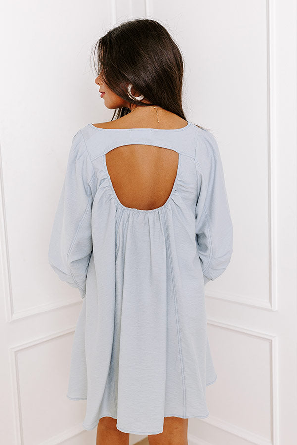 Ultimate Manhattan Sky Blue Tunic Dress