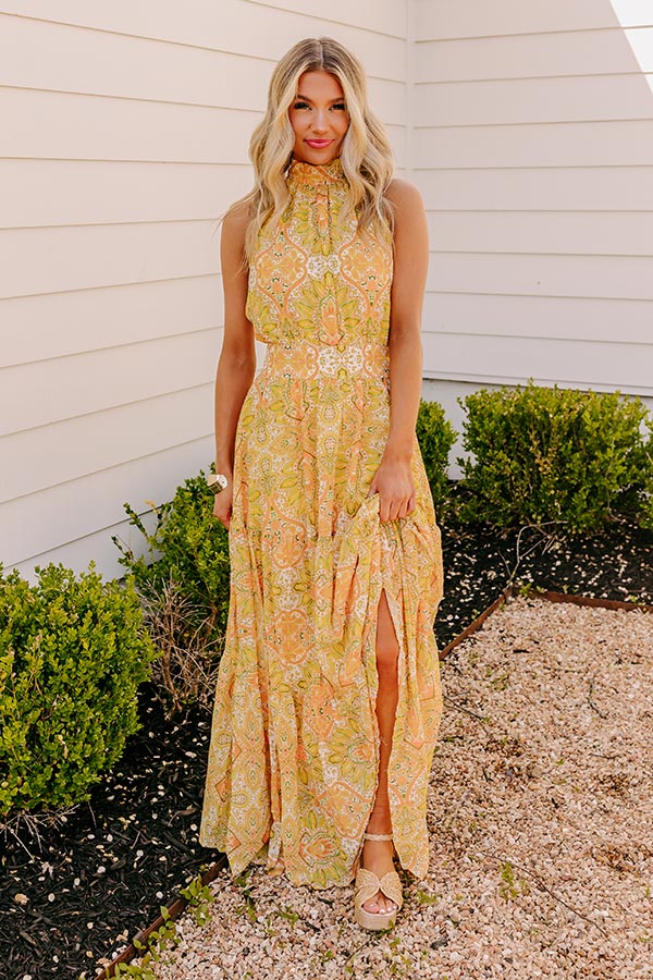 Premium Tuscan Nights Maxi Dress