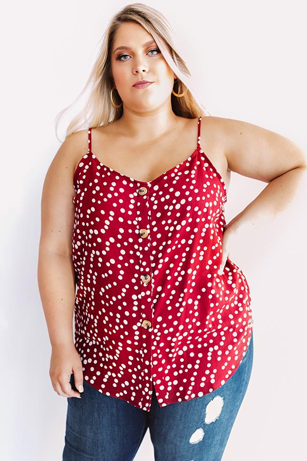 Premium Plus Size Chic Shift Tank - Curves Collection