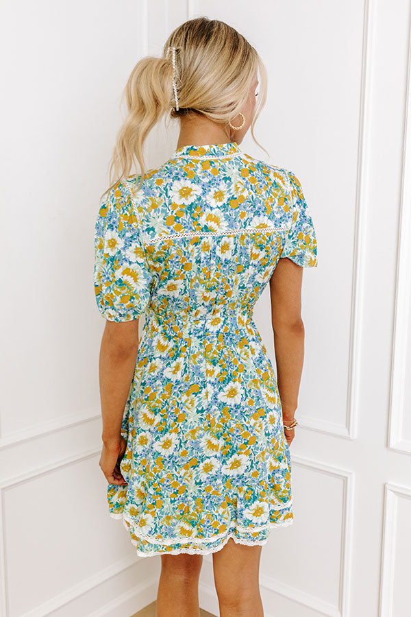 Ultimate Nashville Brunch Floral Mini Dress