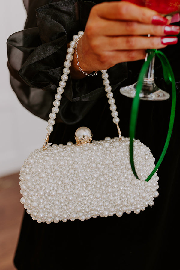 Premium Pearl-Embellished Evening Clutch