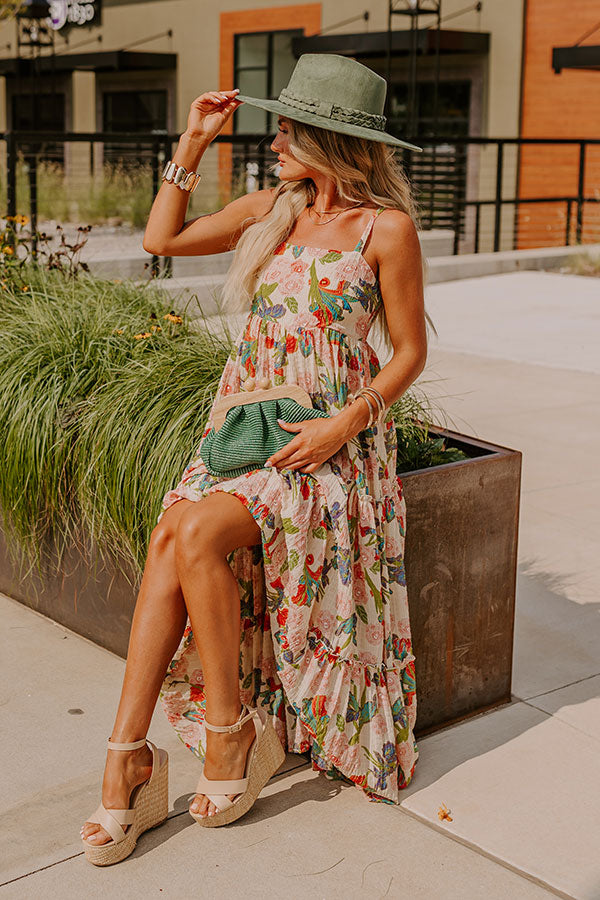 Ultimate Hibiscus Haven Floral Maxi Dress - Premium Summer Style