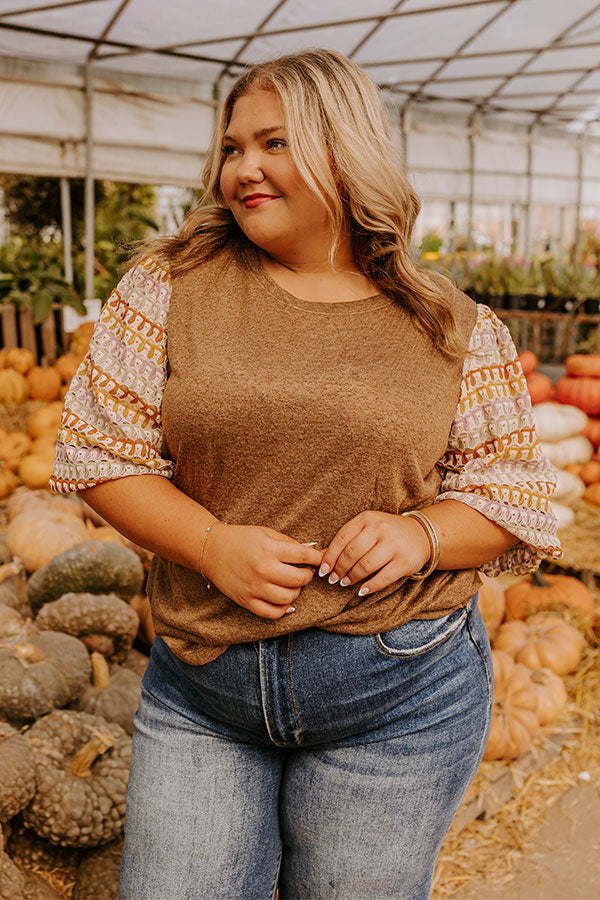 Premium Autumn Bliss Knit Top