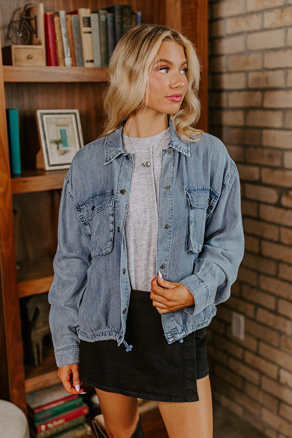 Premium Lightweight Chambray Jacket – Ultimate Style Upgrade