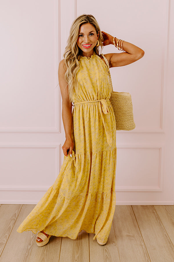 Ultimate Honeymoon Maxi Dress - Premium Primrose Yellow