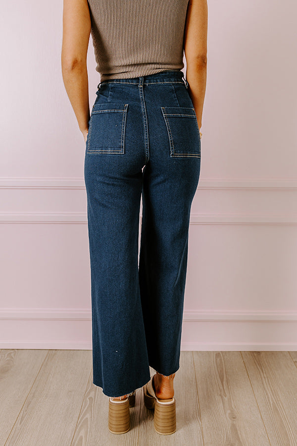 Premium Adriana High Waist Wide Leg Jeans - Ultimate Comfort & Style