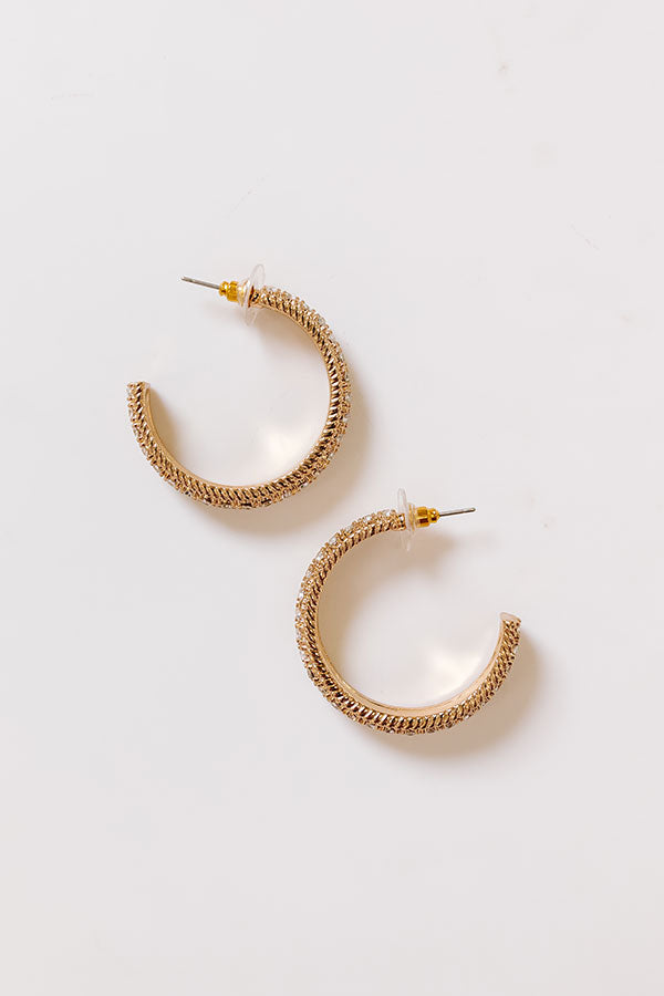 Premium Shine Bright Hoop Earrings - Ultimate Glam