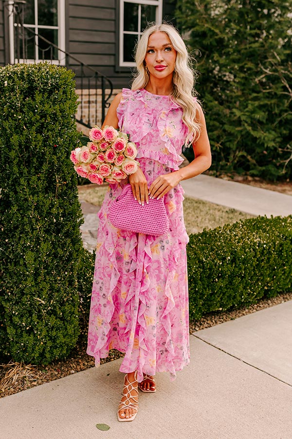 Ultimate Floral Dreams Ruffle Maxi Dress