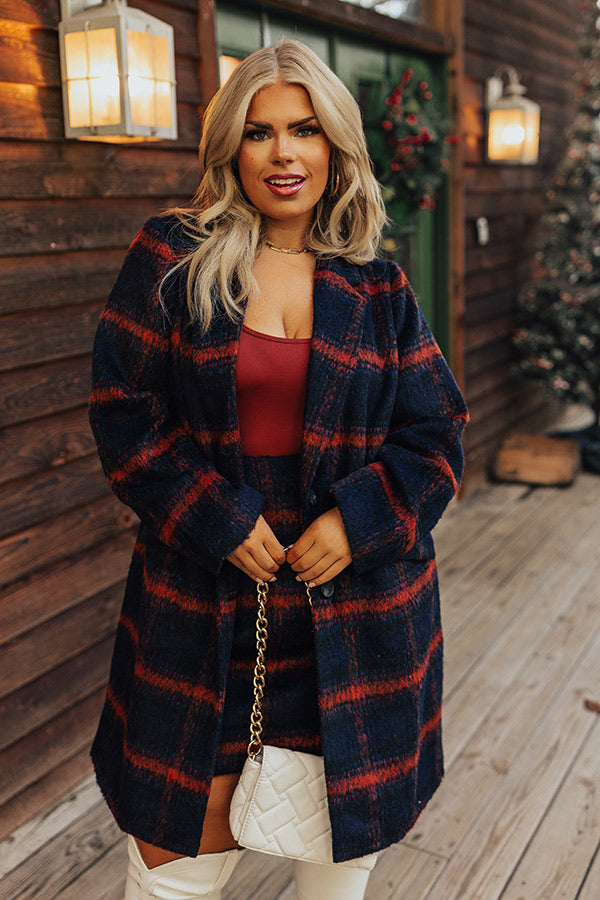 Premium Fall Frenzy Plaid Coat - Ultimate Comfort & Style