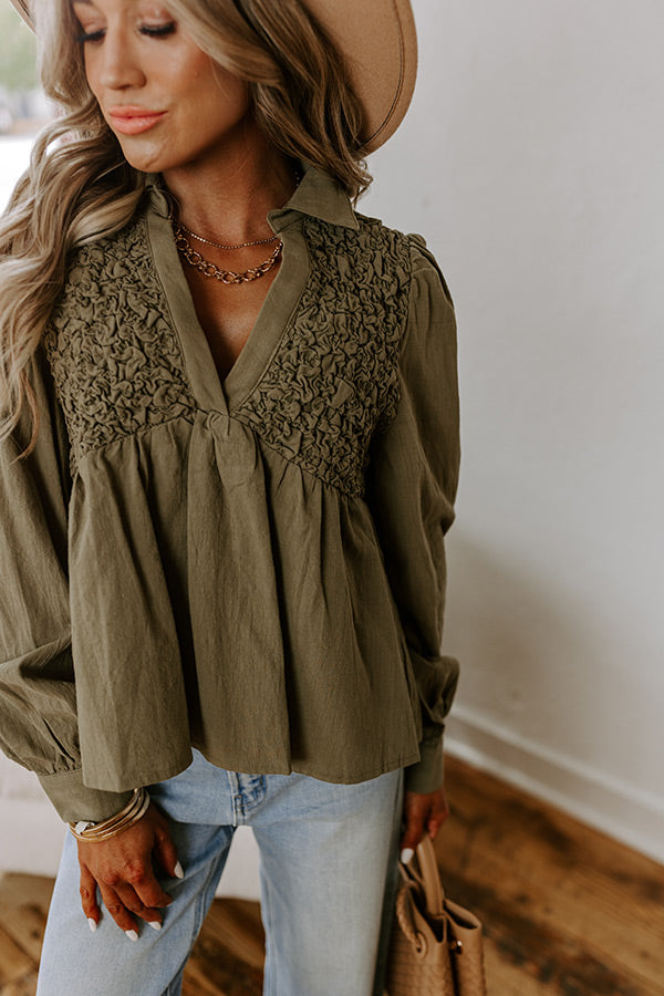 Premium Sweet Gesture Babydoll Top - Ultimate Fall Style