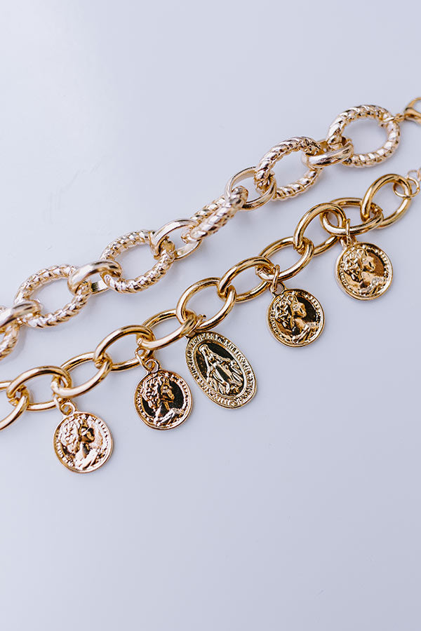 Ultimate Luxe Bracelet Set - Premium Gold Chains