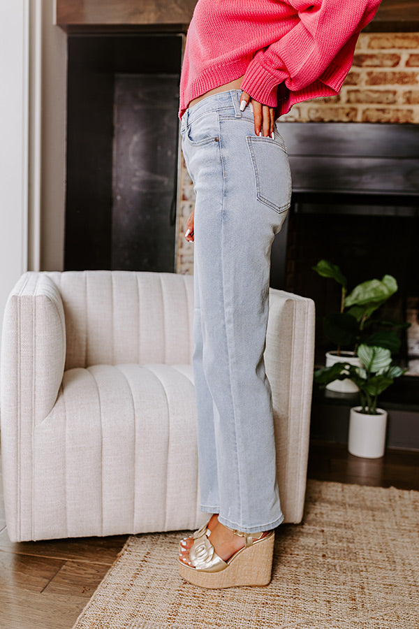 Just USA Premium High Waist Straight Leg Jeans - Ultimate Spring Style