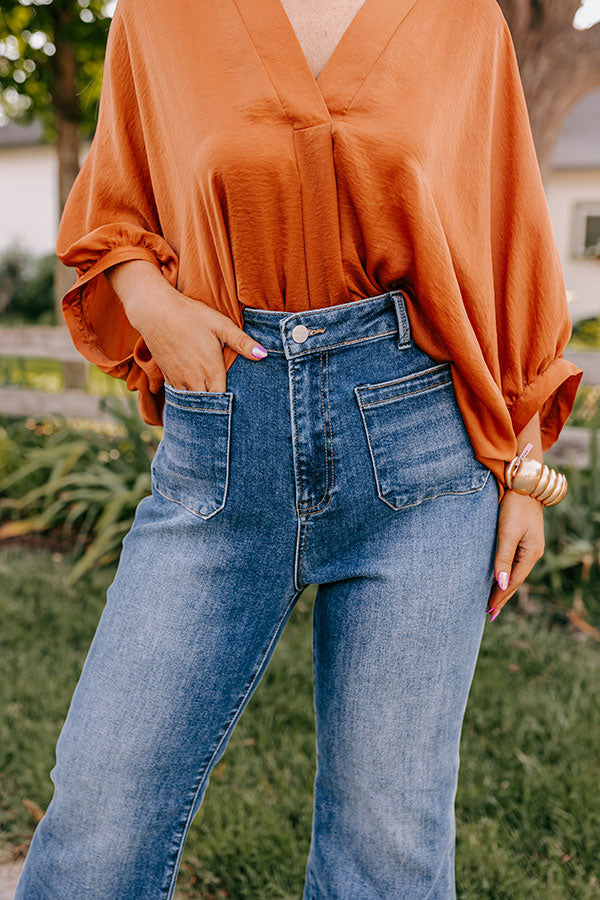 Premium RISEN High Waist Flare Jeans