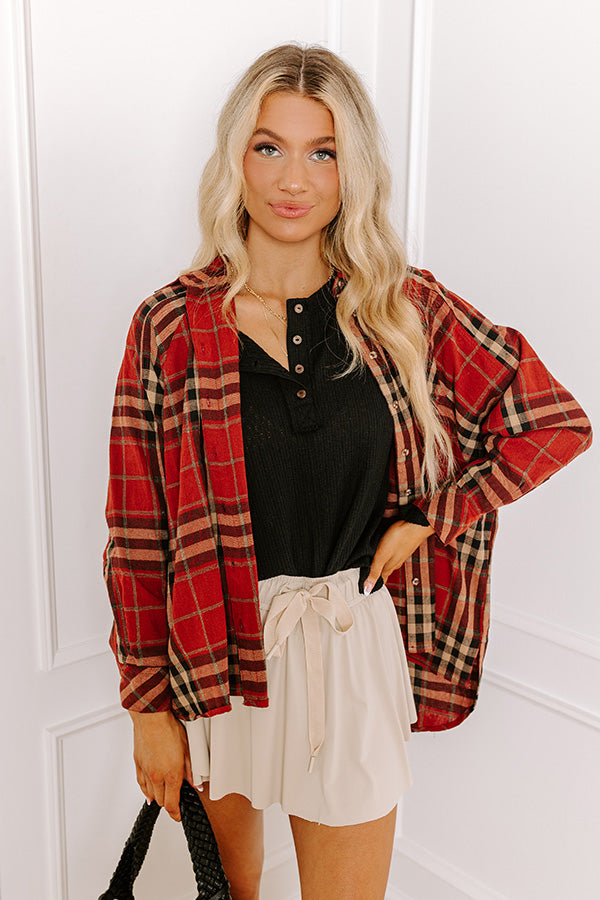 Premium Oversized Henley Top - Ultimate Autumn Essential