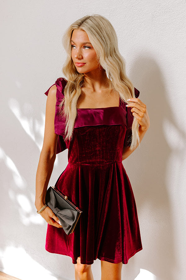 Ultimate Glamour Velvet Mini Dress