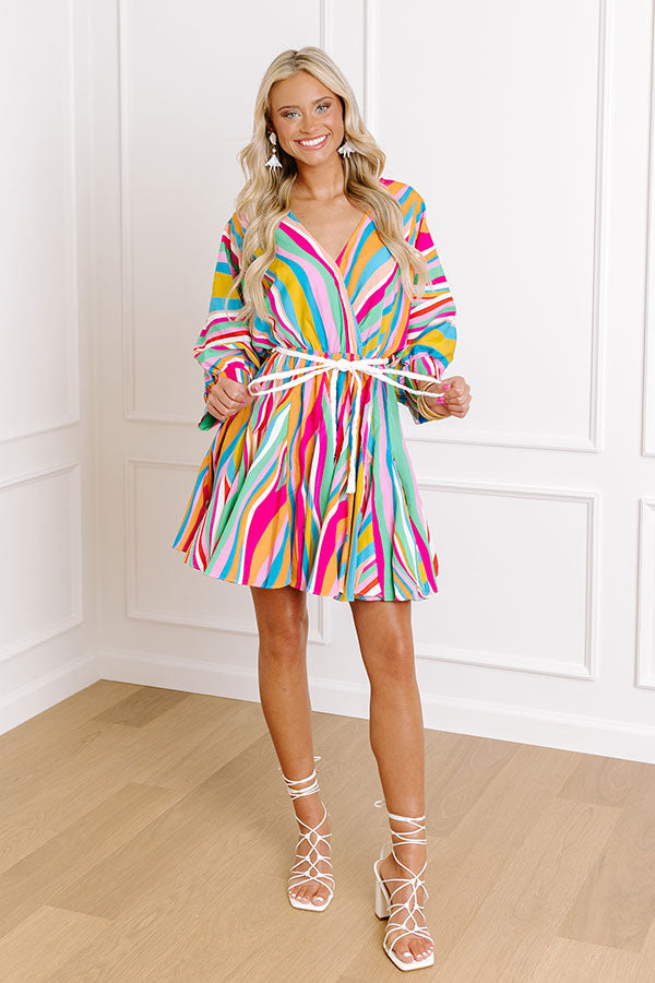 Premium Radiant Striped Dress - Ultimate Summer Style