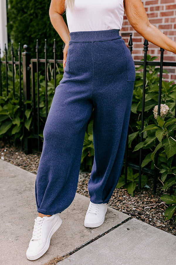 Premium High-Waist Knit Pants - Ultimate Comfort & Style