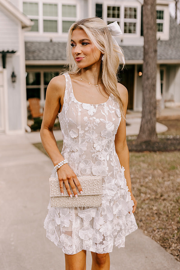 Ultimate Floral Elegance Mini Dress