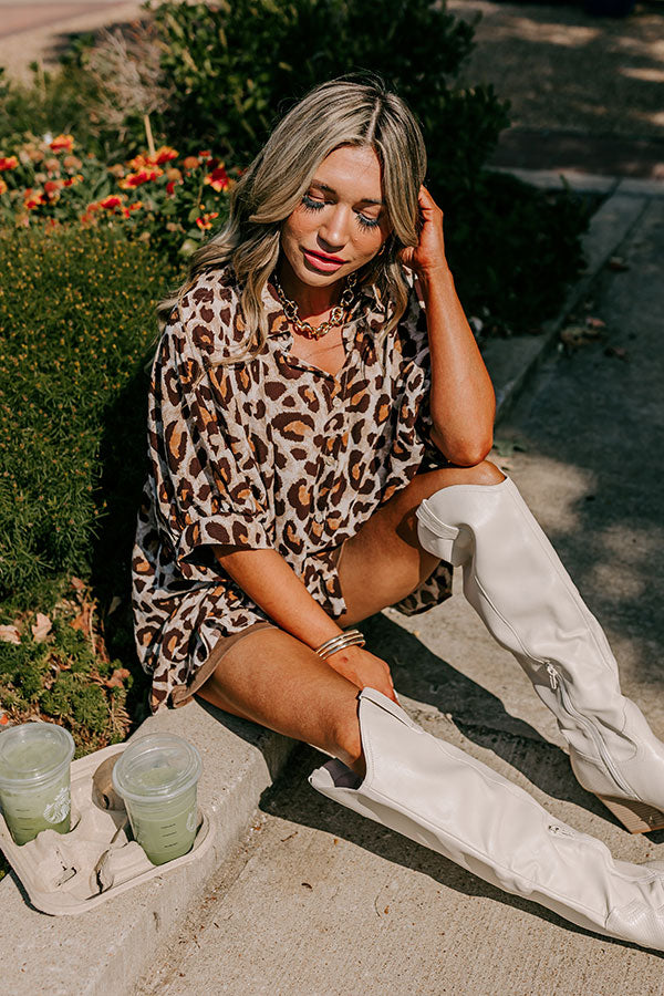 Premium Leopard Print Oversized Shirt - Ultimate Style Upgrade