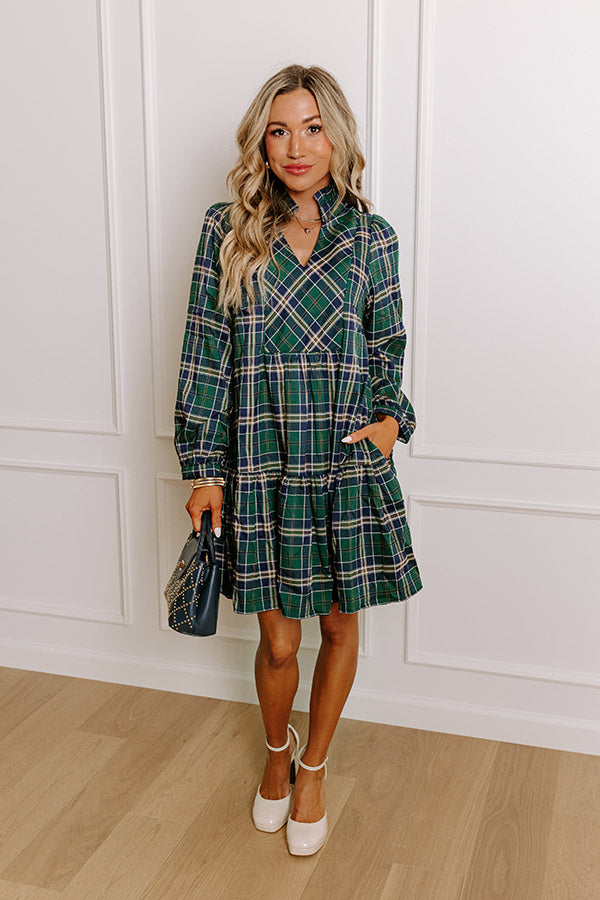 Ultimate Apple Picking Plaid Mini Dress - Premium Style & Comfort