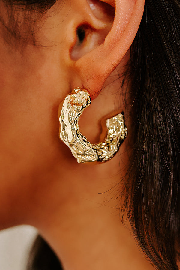 Premium Glow Hoop Earrings - Ultimate Shine Design