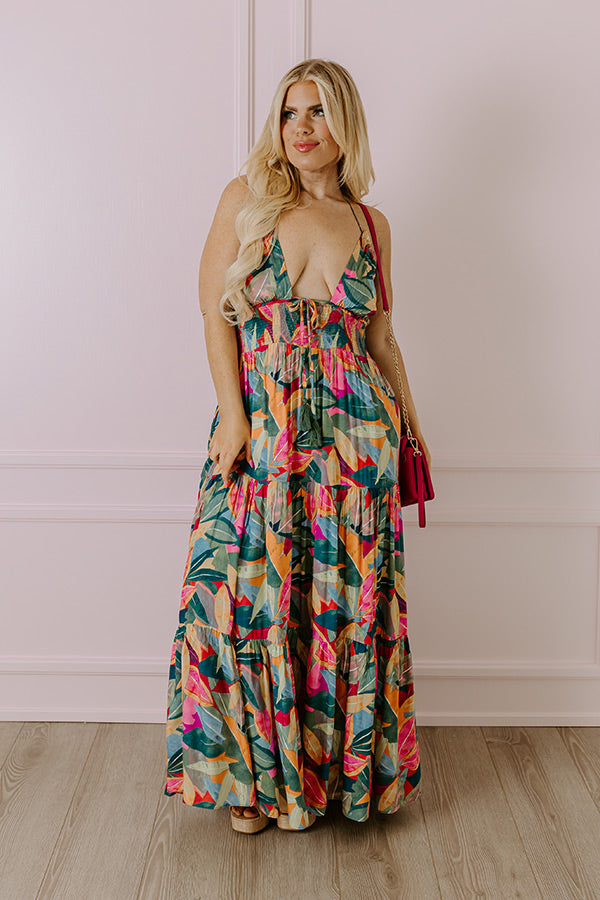 Premium Tropical Fizz Maxi Dress - Ultimate Summer Style