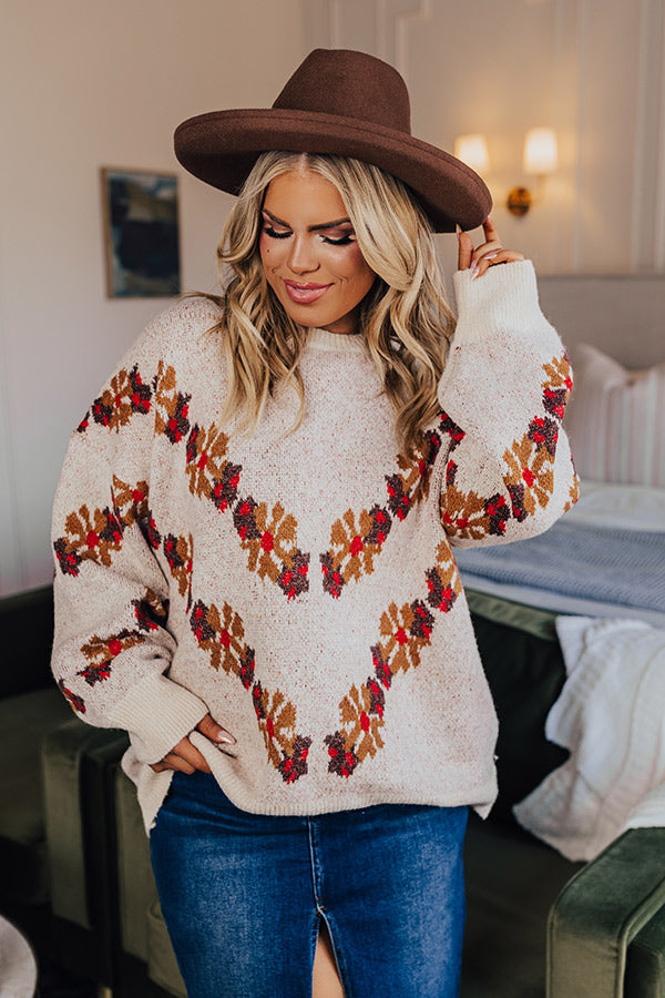 Premium Northern Chill Curves Sweater