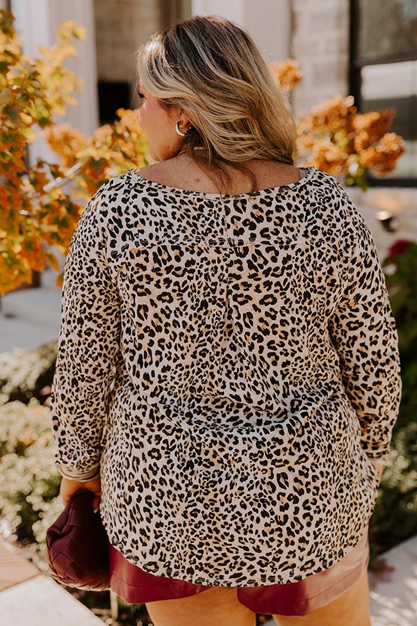 Ultimate Leopard Print Shift Top - Curves Edition