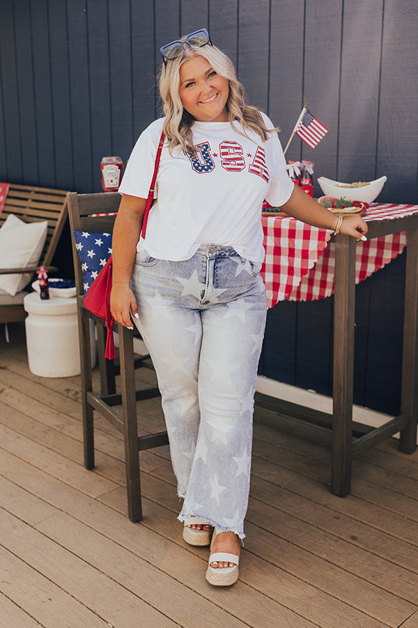 Premium Risen Chasing Stars High Waist Jeans - Ultimate Style Upgrade