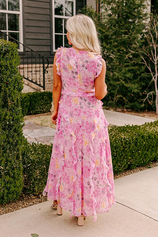 Ultimate Floral Dreams Ruffle Maxi Dress