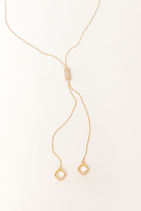 Premium Elegance Adjustable Lariat Necklace