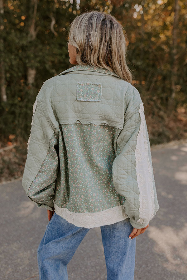 Ultimate Autumn Floral Quilted Jacket