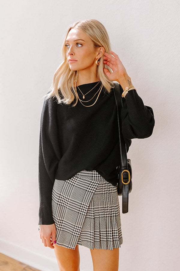Ultimate Caffeine Crush Sweater - Black