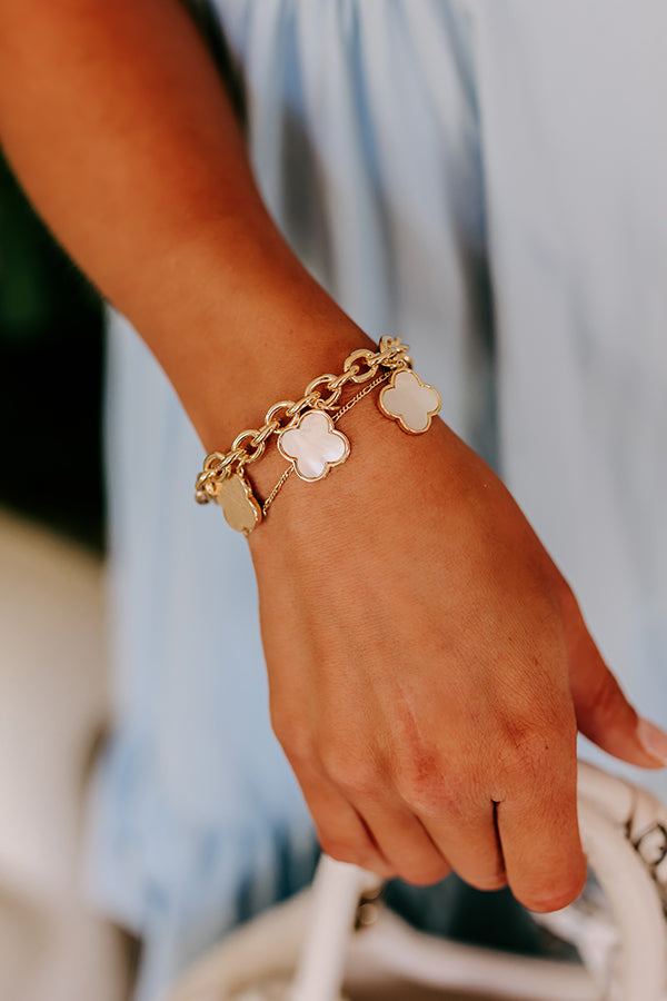 Premium Clover Charm Bracelet - Ultimate Style Upgrade