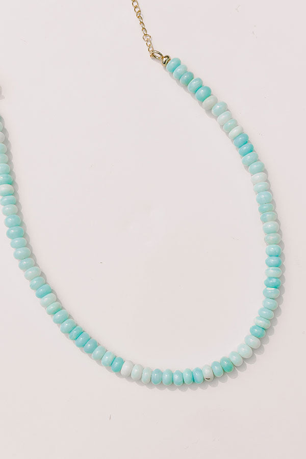 Premium Ocean Breeze Opal Necklace