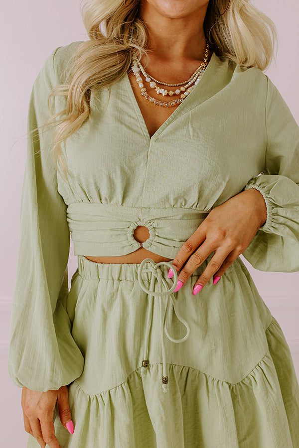 Premium Bellflower Crop Top - Ultimate Style Statement