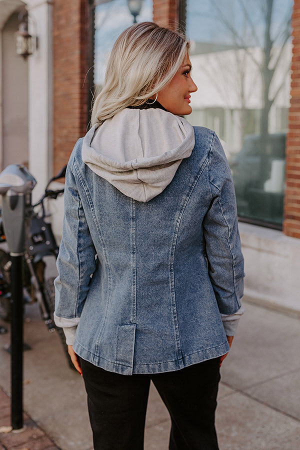 Premium Loveland Lady Denim Blazer - Ultimate Casual Chic