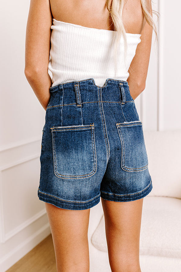 Premium Cecilia High Waist Denim Shorts - Ultimate Style Upgrade