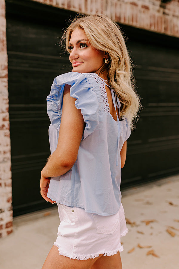 Premium Periwinkle Shift Top - Ultimate Summer Style