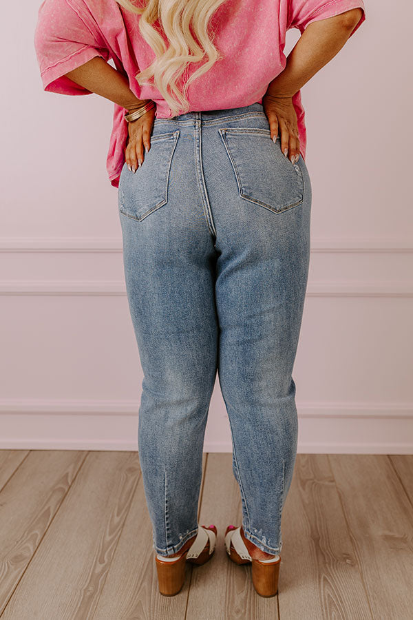 Judy Blue Sophie Premium High Waist Relaxed Skinny Jeans for Curves