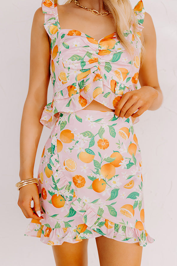 Premium Citrus Sweet Skirt - Ultimate Feminine Style
