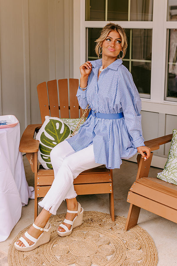 Premium Mimosa Mingle Striped Tunic - Ultimate Style Upgrade