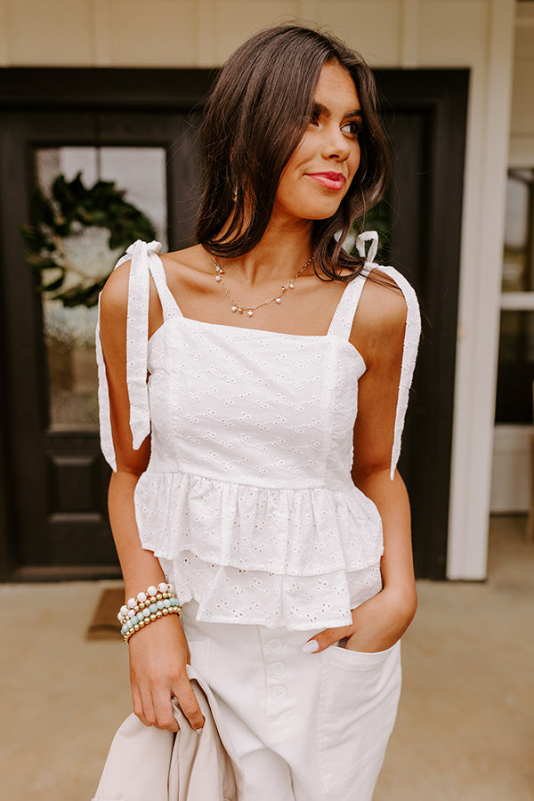 Premium Bermuda Eyelet Tank - Ultimate Summer Essential