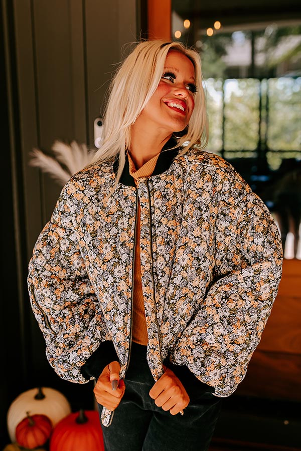 Premium Wildflower Dreams Bomber Jacket - Ultimate Comfort & Style